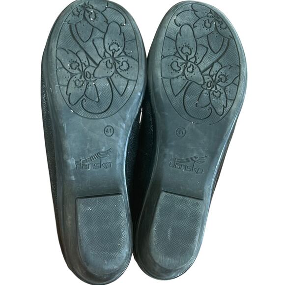 Dansko Olena Women’s Slip-On Loafers Black Blue Leather EU 41 US 10.5-11 - Picture 5 of 5